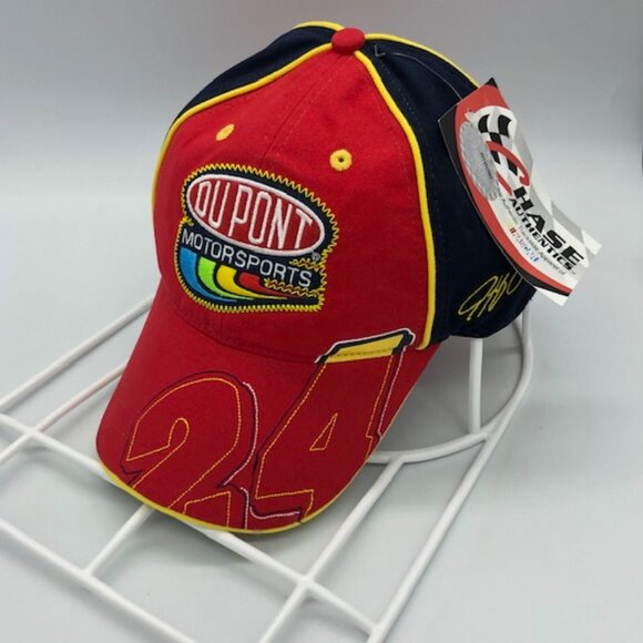 Jeff Gordon #24 NASCAR DuPont Motorsports Chase Authentics Adjustable Hat NWT - Picture 3 of 10